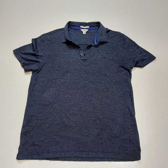 Calvin Klein Lrg. Slim Fit Mercerized Cotton Shirt - Picture 8 of 15